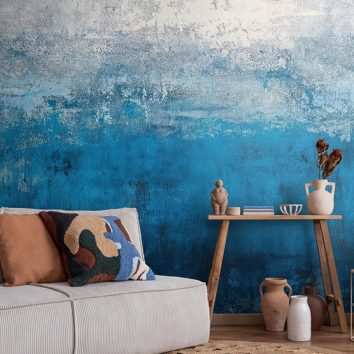 Veer Decor Ocean Line Blue Wall Mural