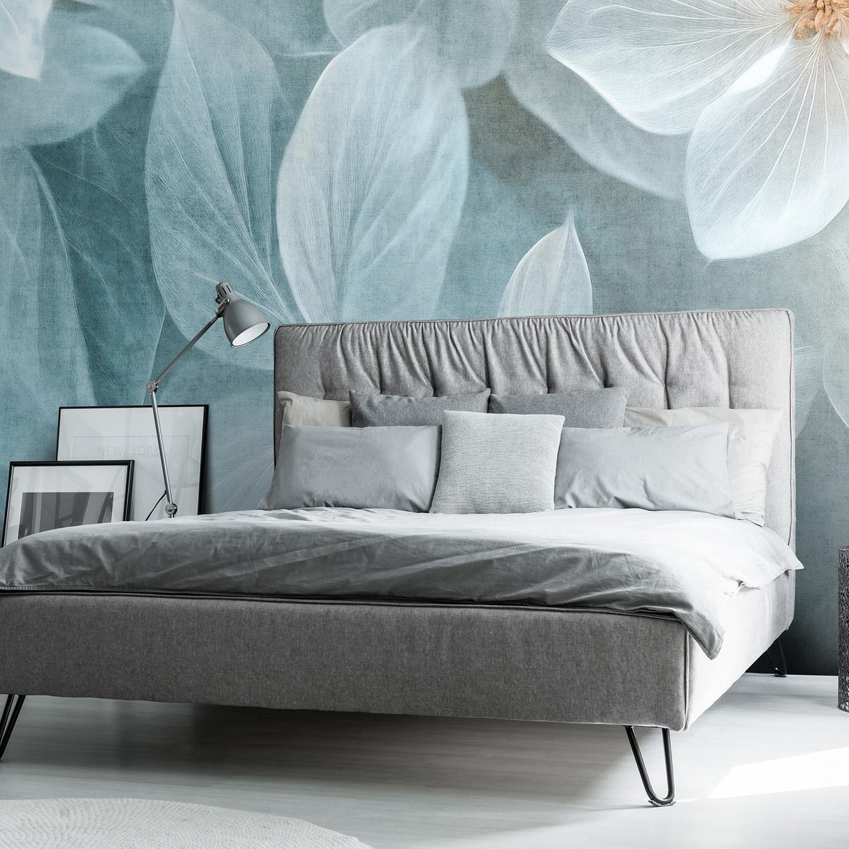 Veer Decor Dreaming Garden Blue Wall Mural