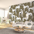 Veer Decor Greyhound Manor Gold Wall Mural