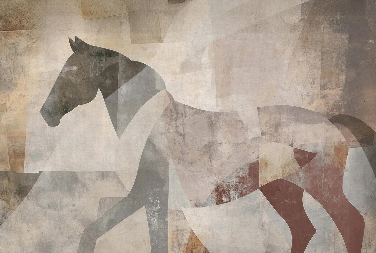 Veer Decor Caballo Brown Wall Mural