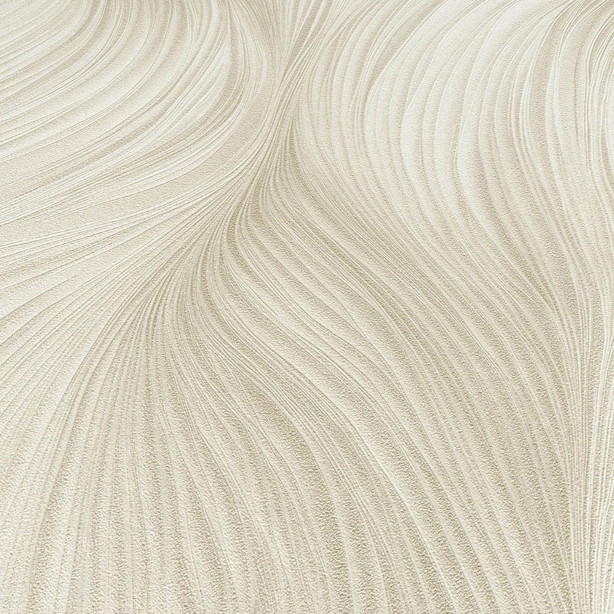 Veer Decor Waves of Light Beige Wallpaper