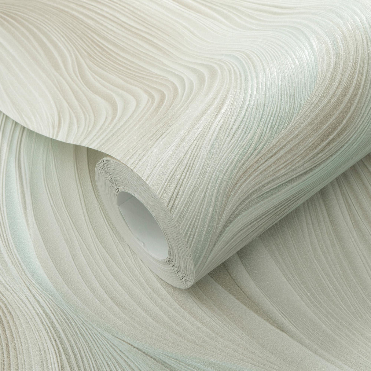Veer Decor Waves of Light Teal Wallpaper