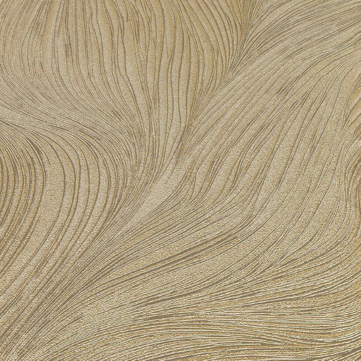 Veer Decor Waves of Light Gold Wallpaper