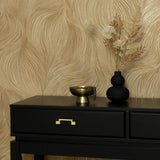 Veer Decor Waves of Light Gold Wallpaper