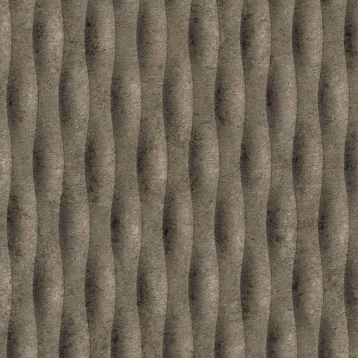 Veer Decor Concrete Illusion Brown Wallpaper