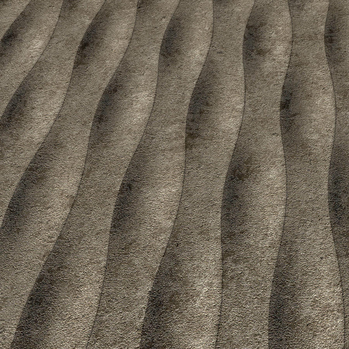 Veer Decor Concrete Illusion Brown Wallpaper