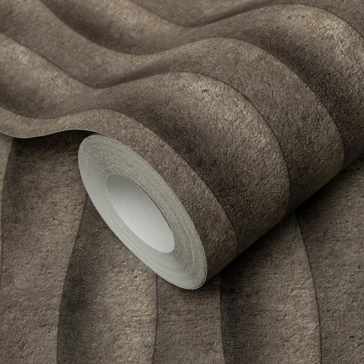 Veer Decor Concrete Illusion Brown Wallpaper