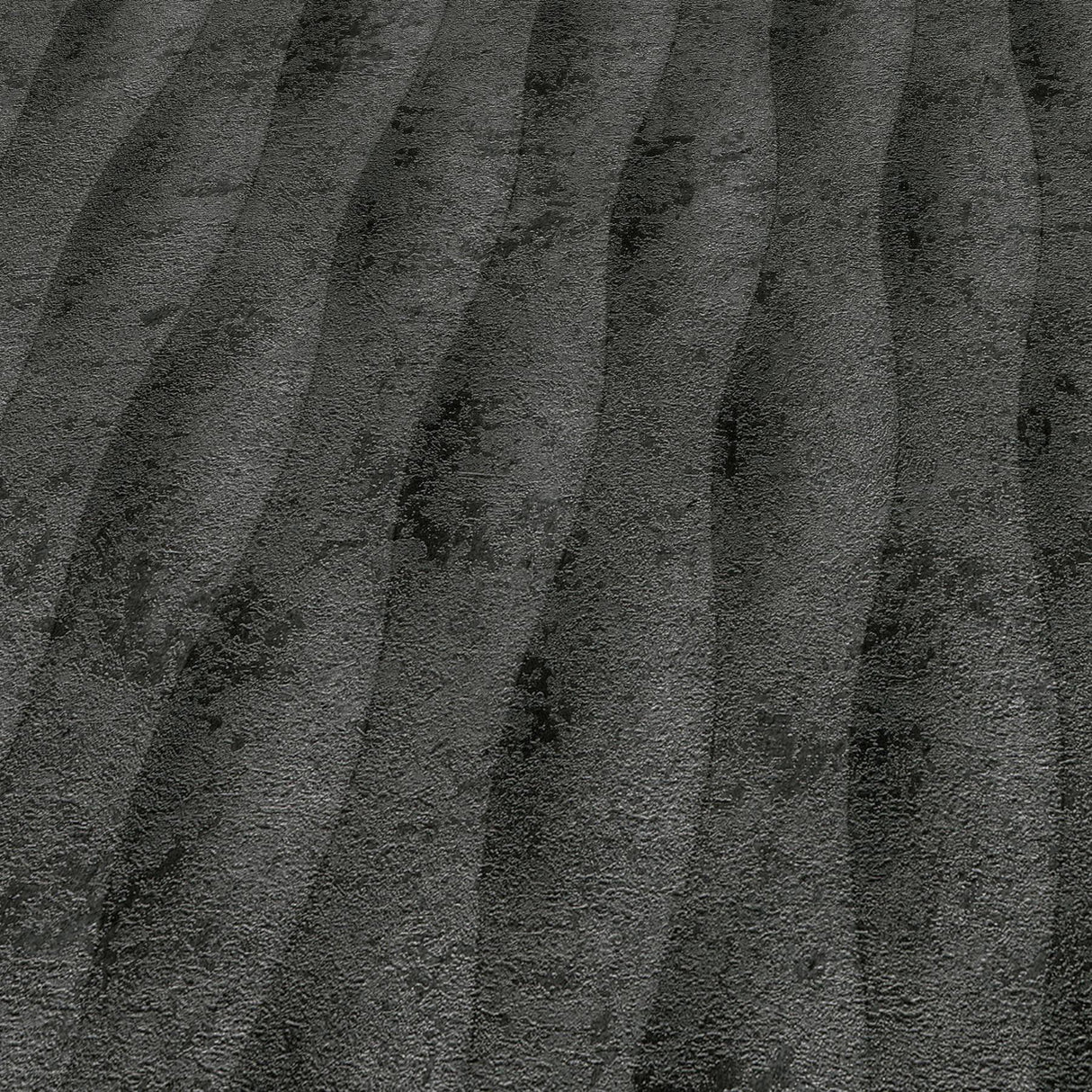 Veer Decor Concrete Illusion Black Wallpaper
