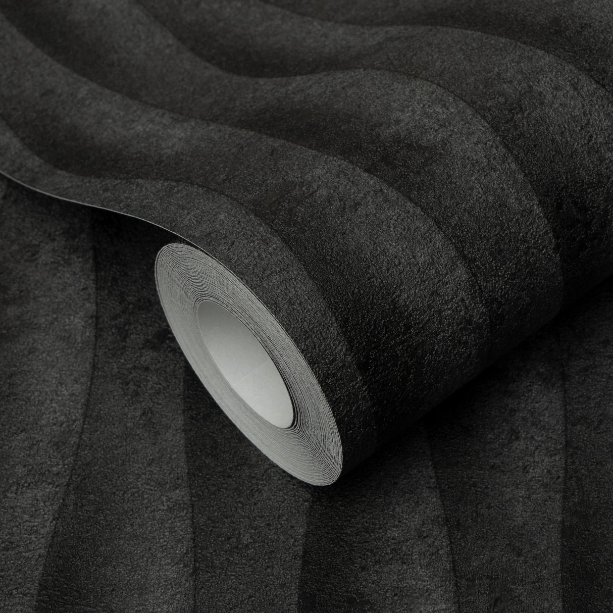 Veer Decor Concrete Illusion Black Wallpaper