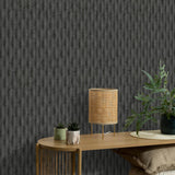Veer Decor Concrete Illusion Black Wallpaper