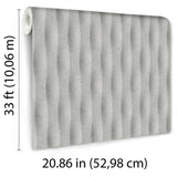 Veer Decor Concrete Illusion Grey Wallpaper