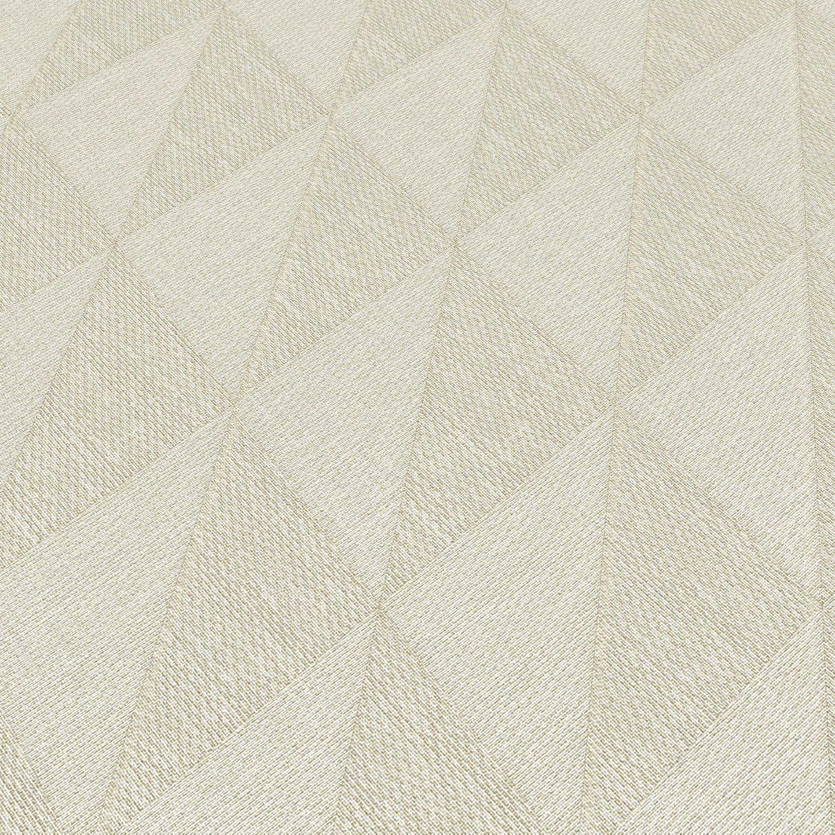 Veer Decor Woven Diamond Whisper Beige Wallpaper