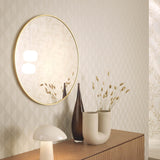 Veer Decor Woven Diamond Whisper Beige Wallpaper