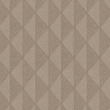 Veer Decor Woven Diamond Whisper Brown Wallpaper