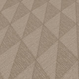 Veer Decor Woven Diamond Whisper Brown Wallpaper