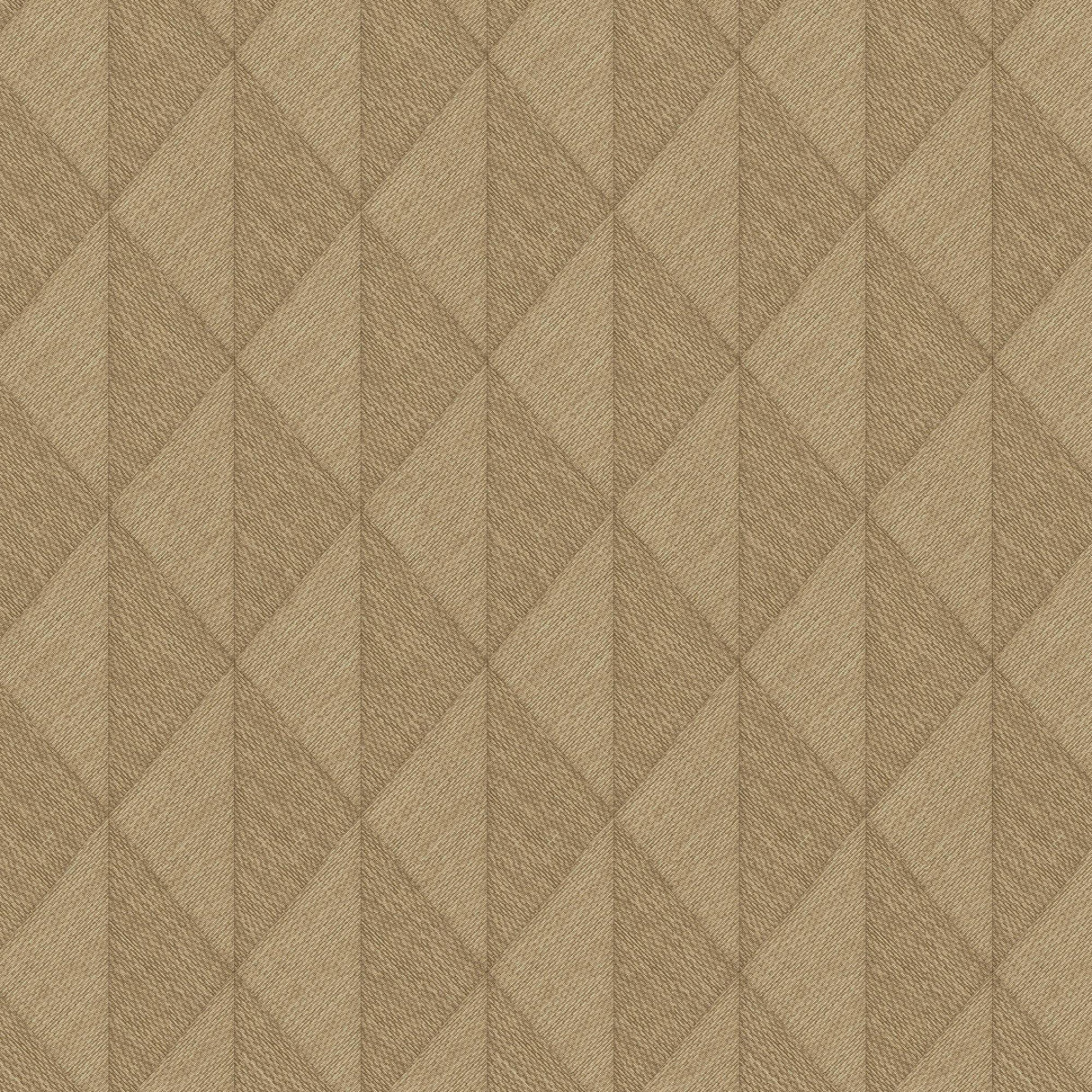 Veer Decor Woven Diamond Whisper Yellow Wallpaper