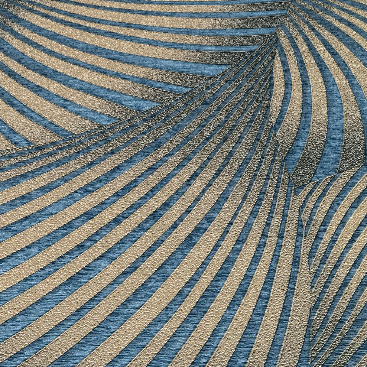 Veer Decor Twill Blue Wallpaper