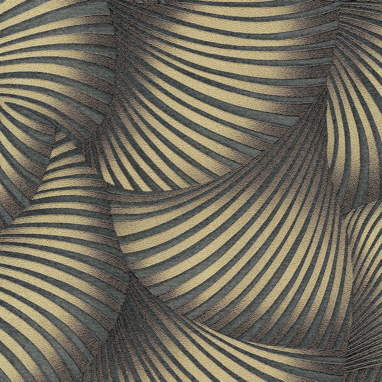 Veer Decor Twill Black Wallpaper