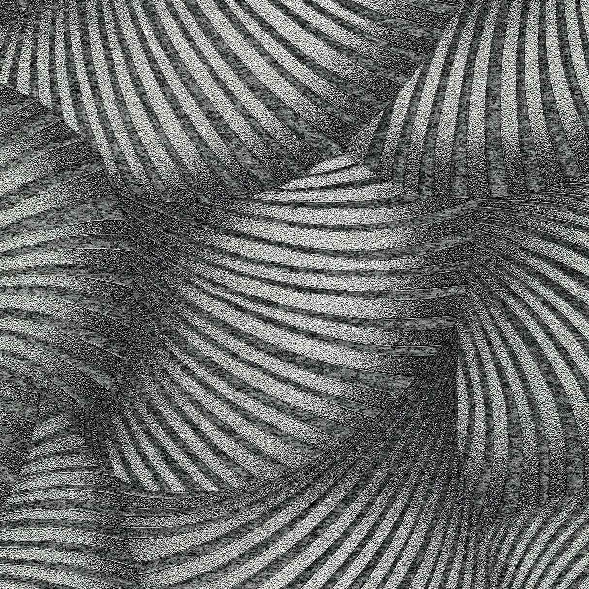 Veer Decor Twill Silver Wallpaper