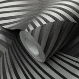 Veer Decor Twill Silver Wallpaper