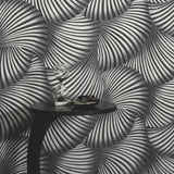 Veer Decor Twill Silver Wallpaper