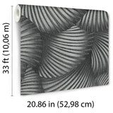 Veer Decor Twill Silver Wallpaper