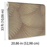 Veer Decor Twill Gold Wallpaper
