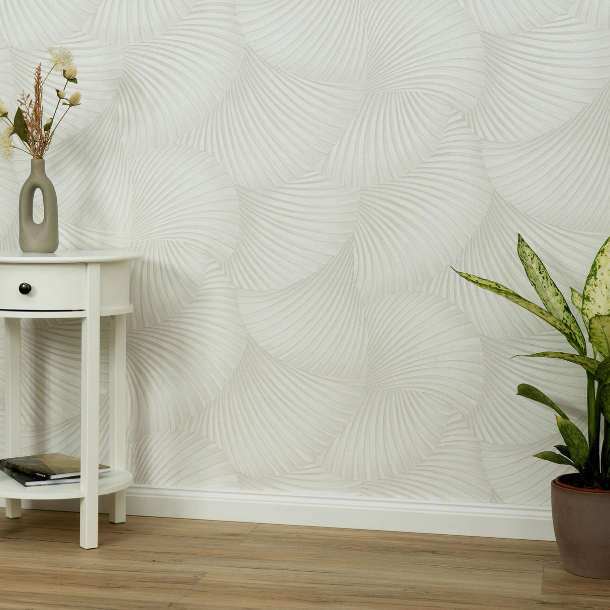 Veer Decor Twill Taupe Wallpaper
