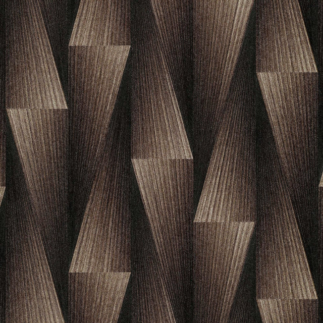 Veer Decor Shift Brown Wallpaper
