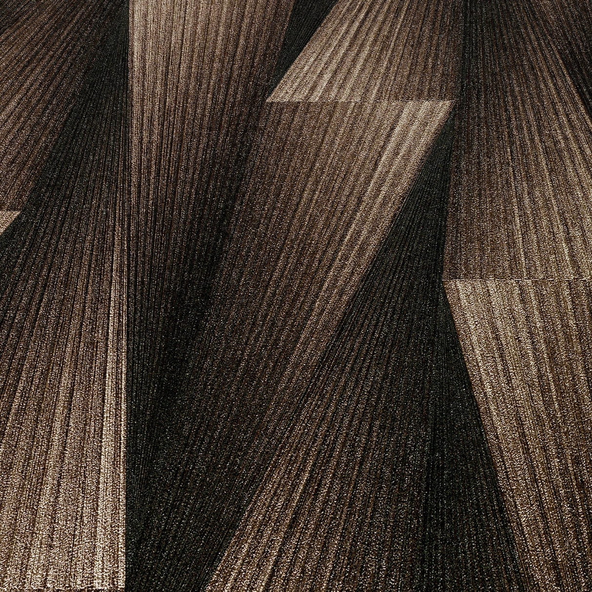 Veer Decor Shift Brown Wallpaper