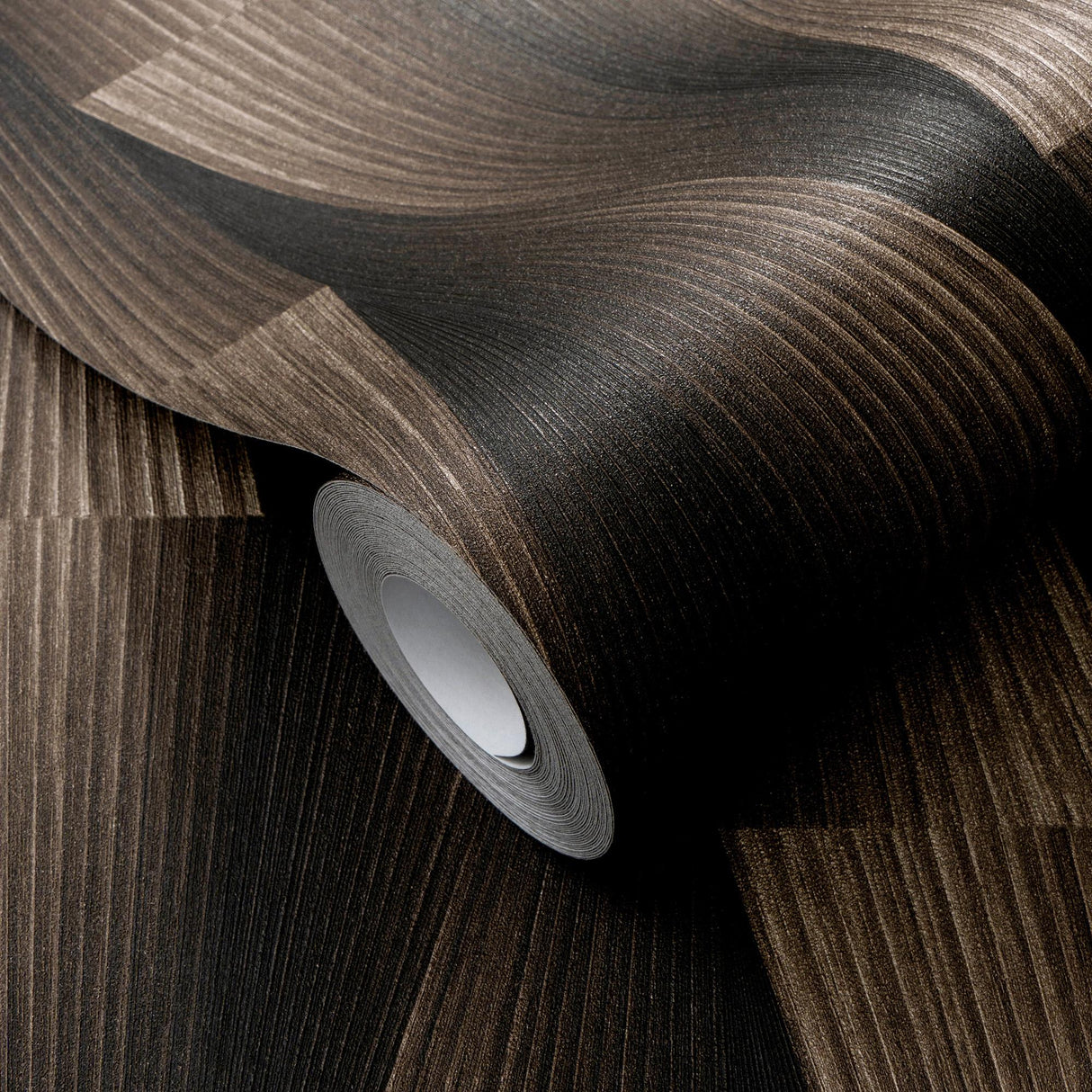 Veer Decor Shift Brown Wallpaper