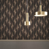 Veer Decor Shift Brown Wallpaper