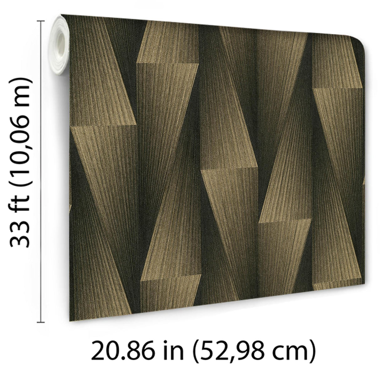 Veer Decor Shift Black Wallpaper