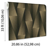 Veer Decor Shift Black Wallpaper