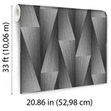 Veer Decor Shift Silver Wallpaper