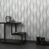 Veer Decor Shift Grey Wallpaper