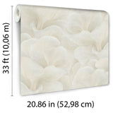 Veer Decor Floral Glow Beige Wallpaper