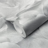 Veer Decor Floral Glow Silver Wallpaper