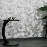 Veer Decor Floral Glow Silver Wallpaper