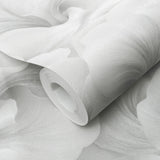 Veer Decor Floral Glow Grey Wallpaper