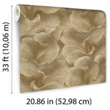 Veer Decor Floral Glow Gold Wallpaper