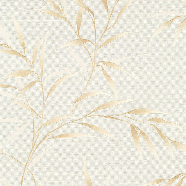 Veer Decor Yamato Leaves Beige Wallpaper