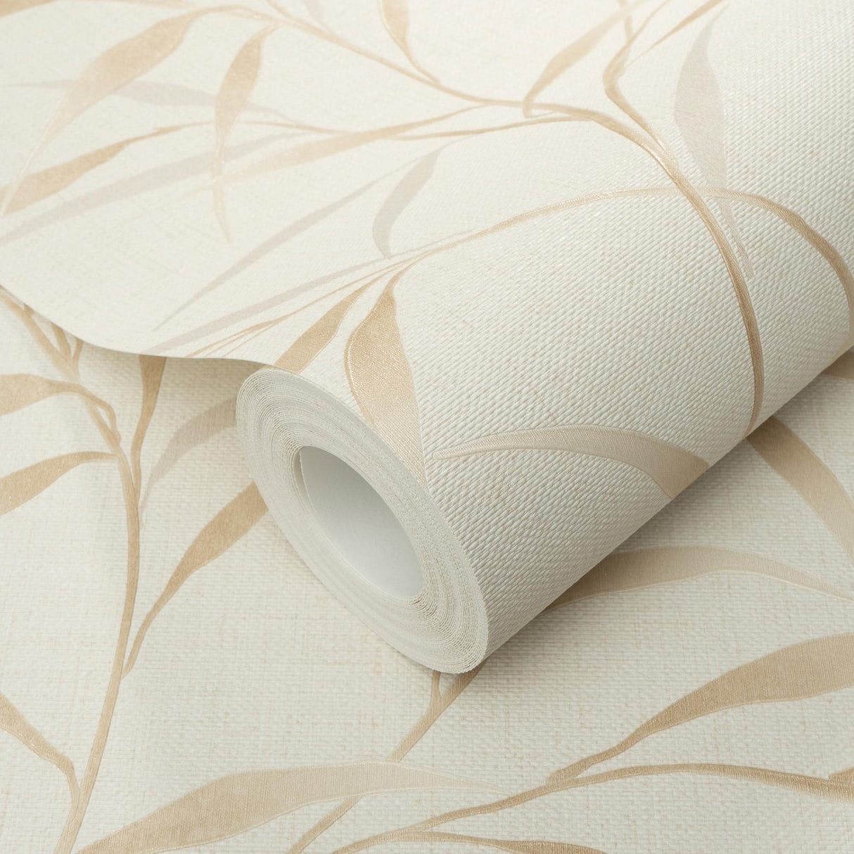 Veer Decor Yamato Leaves Beige Wallpaper