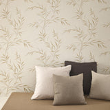 Veer Decor Yamato Leaves Beige Wallpaper