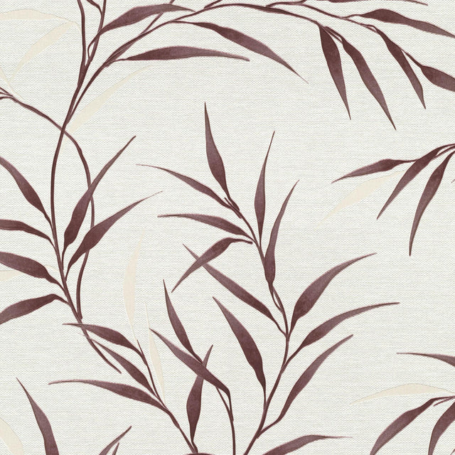 Veer Decor Yamato Leaves Red Wallpaper