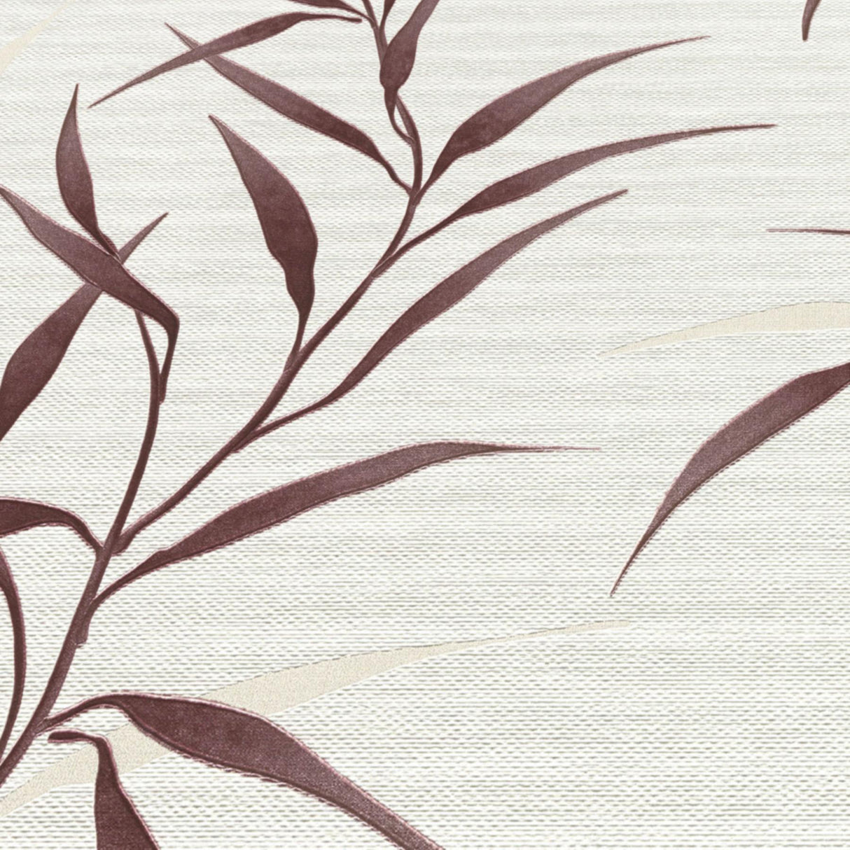 Veer Decor Yamato Leaves Red Wallpaper
