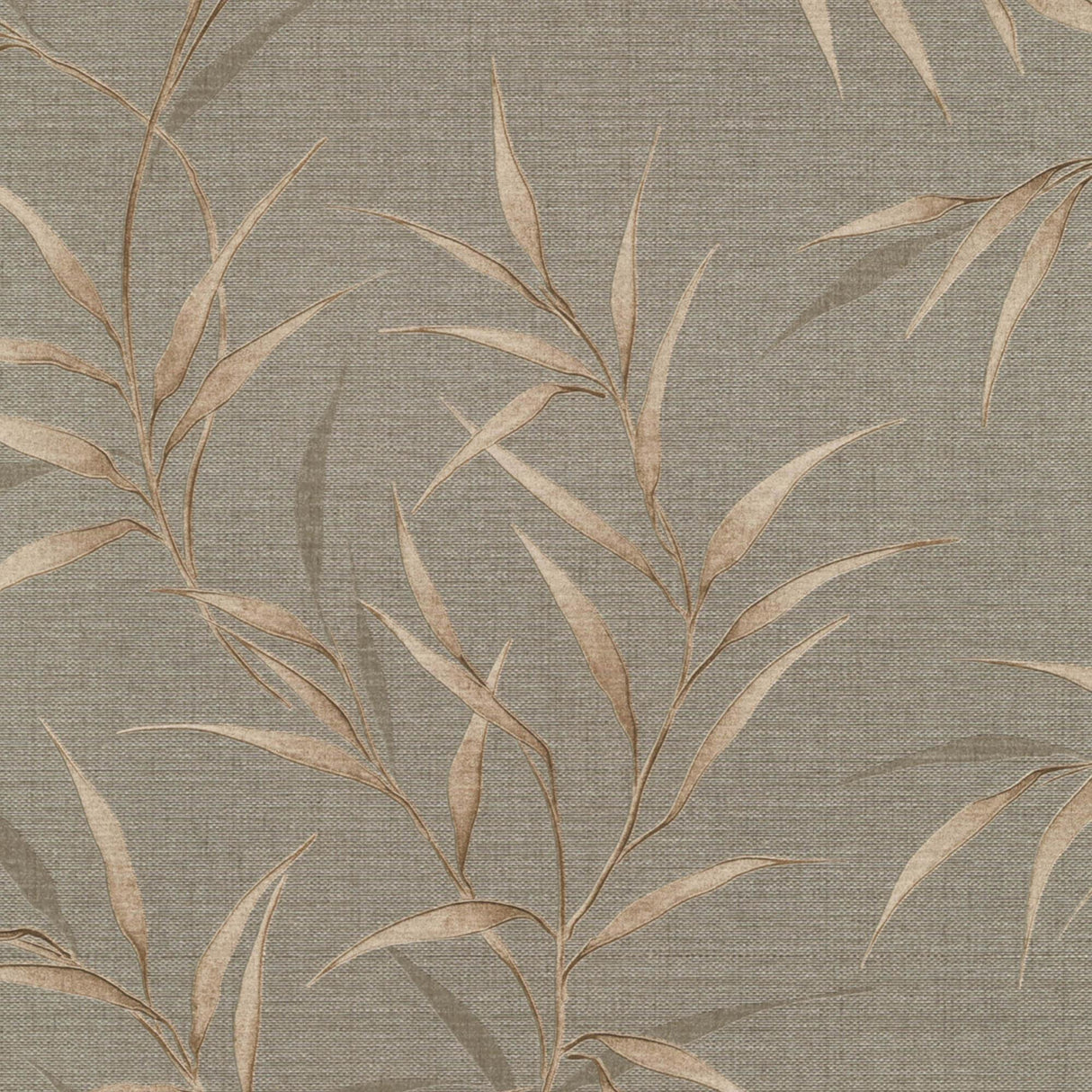 Veer Decor Yamato Leaves Brown Wallpaper