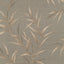 Veer Decor Yamato Leaves Brown Wallpaper