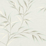 Veer Decor Yamato Leaves Teal Wallpaper