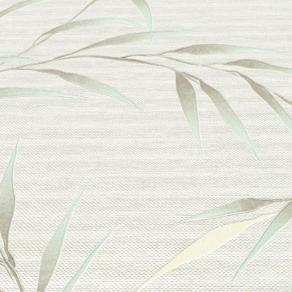 Veer Decor Yamato Leaves Teal Wallpaper